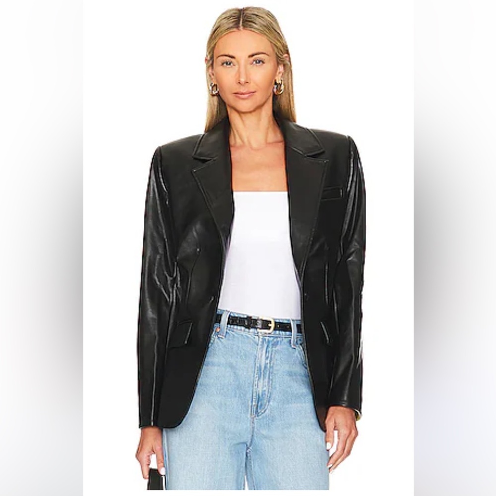 L'ACADEMIE Theo Blazer in Black